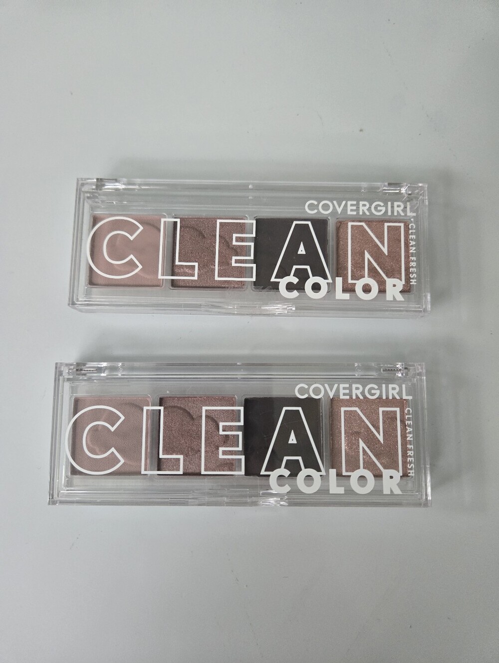 2 Covergirl Clean Color Quad In Cool Berry